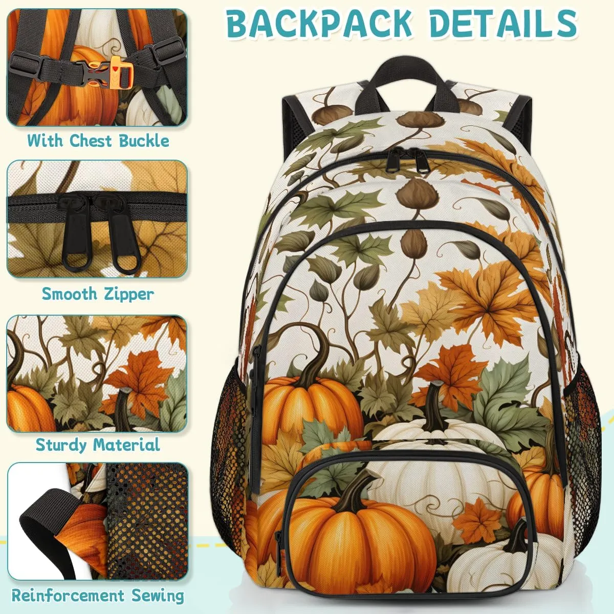 Autumn Carry on Travel Backpack for Women Men Water resistant Lightweight Rucksack Backpack for Weekender Casual Work Hiking Fall