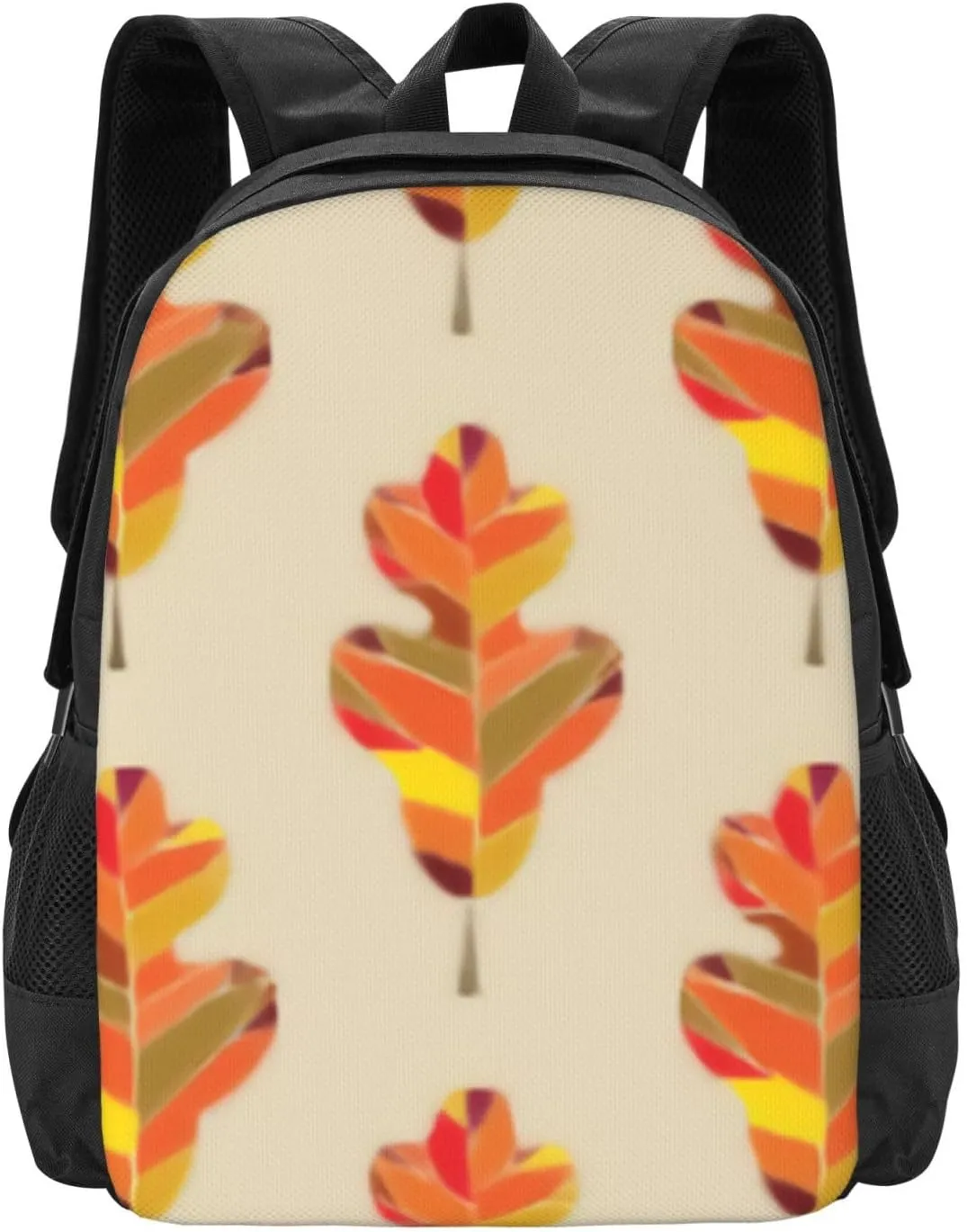 Autumn Leaves In Fall Colors Graphic Motif Lightweight Packable Backpack Travel Casual Hiking Daypack Foldable Backpack For Men Women