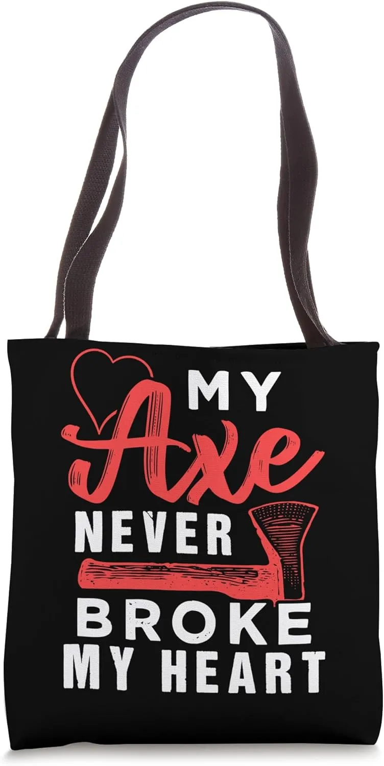Axe Thrower Logger And Woodcutter Design Tote Bag