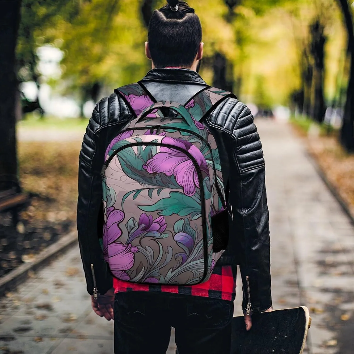 Backpack for Men Women Laptop Backpack Branches And Leaves Casual Daypack Laptop Bag for Travel