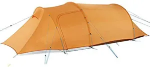 Backpack Tent 3 Person Lightweight Waterproof Camping Tent with Footprints(Color:Orange)