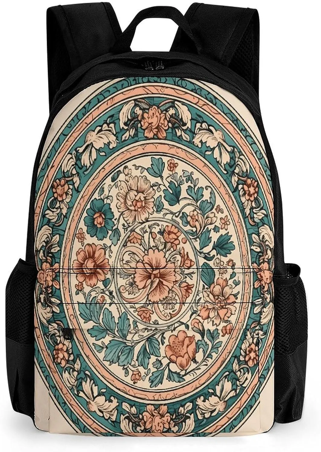 Backpack with Pocket Backpacks Circular Pattern Printed Travel Backpack Lightweight Outdoor Travel Gym Events Bag