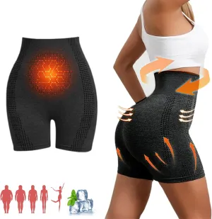 Baicloud Micro-Vibration Massage Module Ice Silk lon Fiber Repair Shaping Shorts, Baicloud Ionic Shapewear
