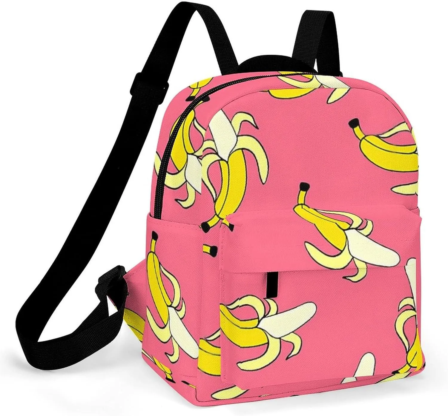 Banana Pattern Casual Women's Backpack, Lightweight, Waterproof, Versatile Daily Bag