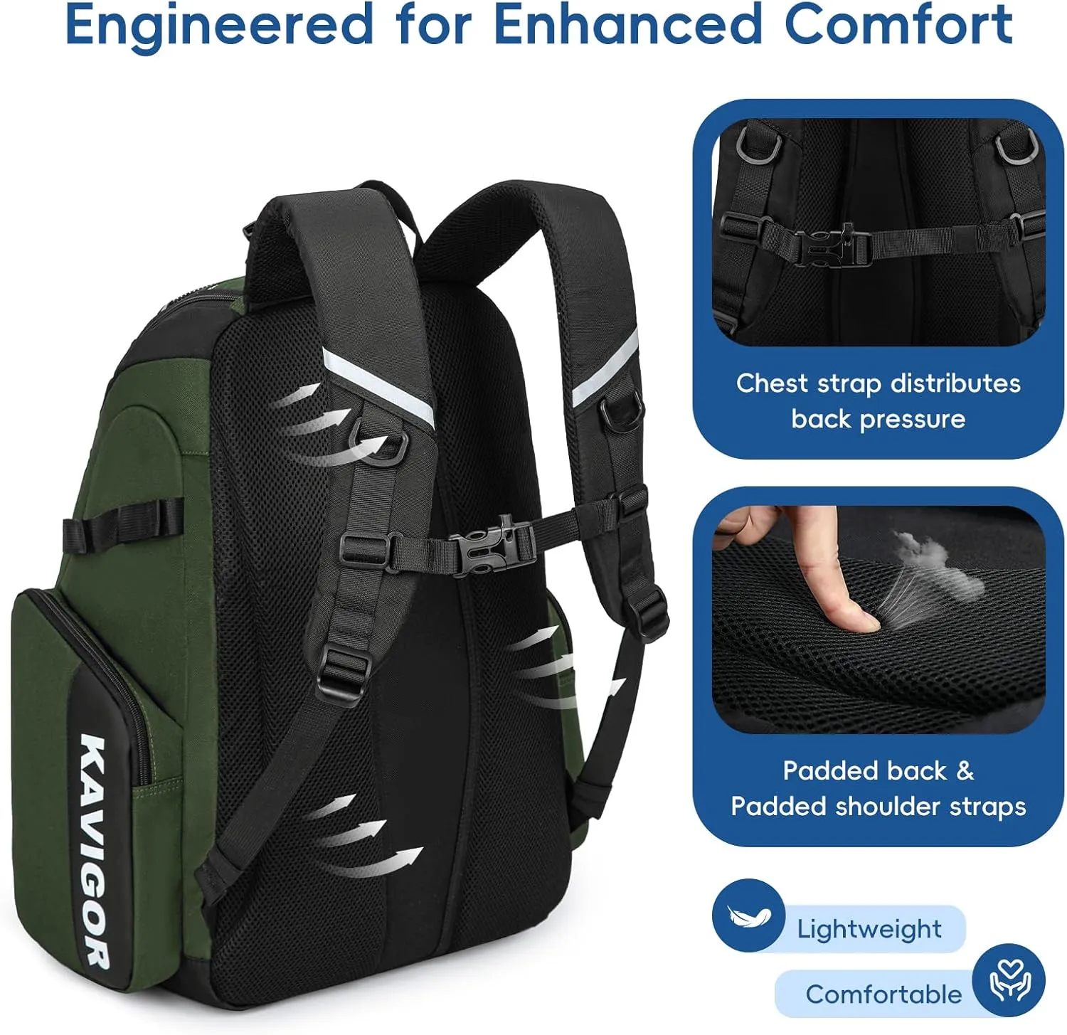 Baseball Bag for Youth and Adult, Softball Bag 50L Large Capacity Holds 4 Bats, Equipment Backpack with Shoes Compartment
