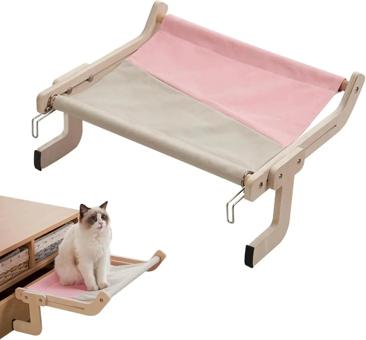 Bedside Bed Pet Nest Window Hanging Cat Bed Portable Removable Balcony Cat Window Hammock Hammock Hanging Cat Bed Cats Pet Nest