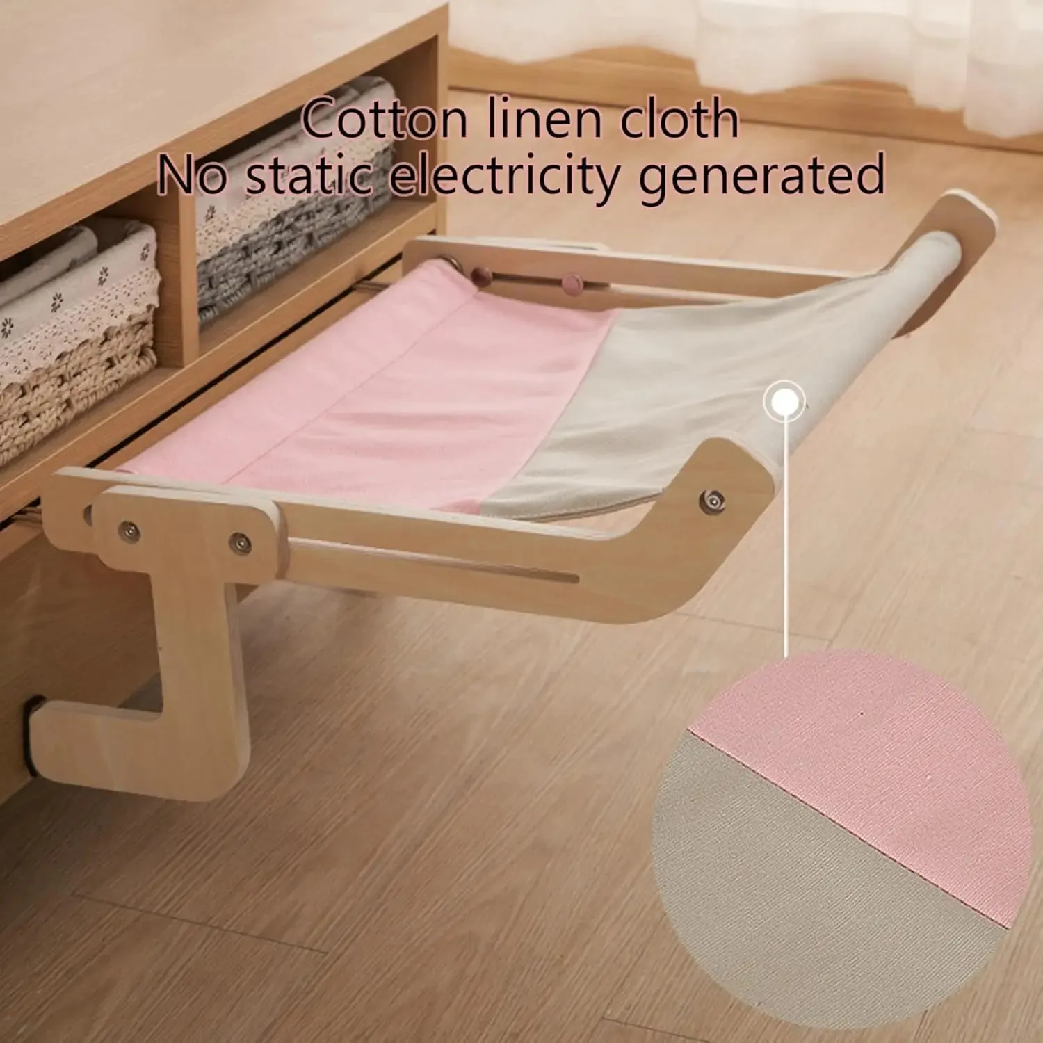 Bedside Bed Pet Nest Window Hanging Cat Bed Portable Removable Balcony Cat Window Hammock Hammock Hanging Cat Bed Cats Pet Nest