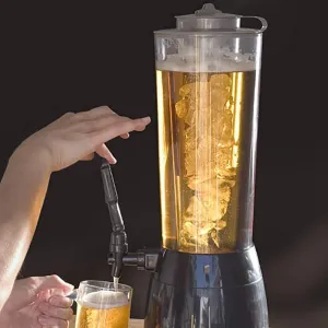 Beer Drinks Dispenser Beverage Dispenser, Beer Dispenser, Beverage Machine 3L Beer Tower, Party Beverage Dispenser, Home Beverage Dispenser Home Bar Cask Ale Dispenser