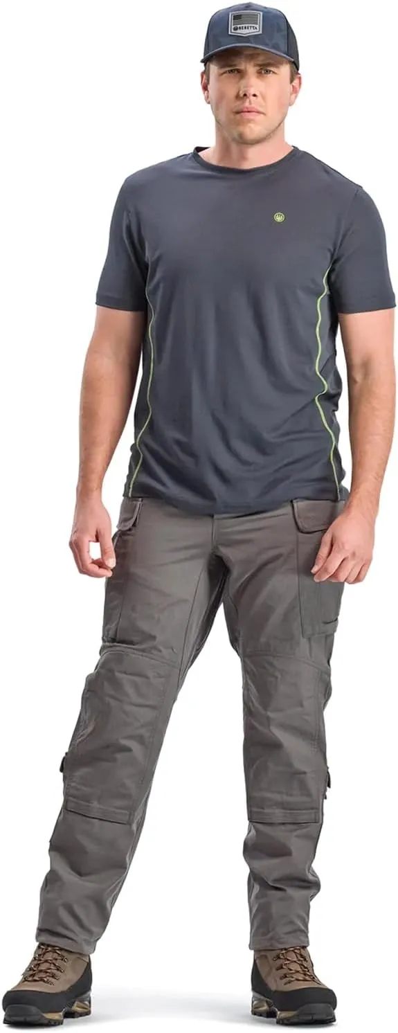 Beretta Men's Ice Power Lightweight Breathable Quick-Drying Straight Cut Short Sleeve Shooting T-Shirt