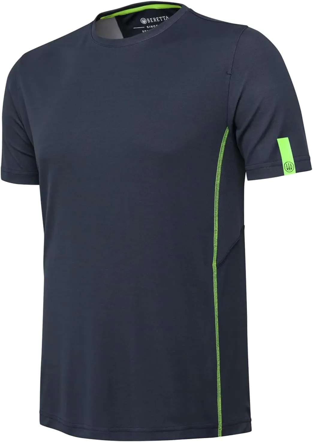 Beretta Men's Ice Power Lightweight Breathable Quick-Drying Straight Cut Short Sleeve Shooting T-Shirt