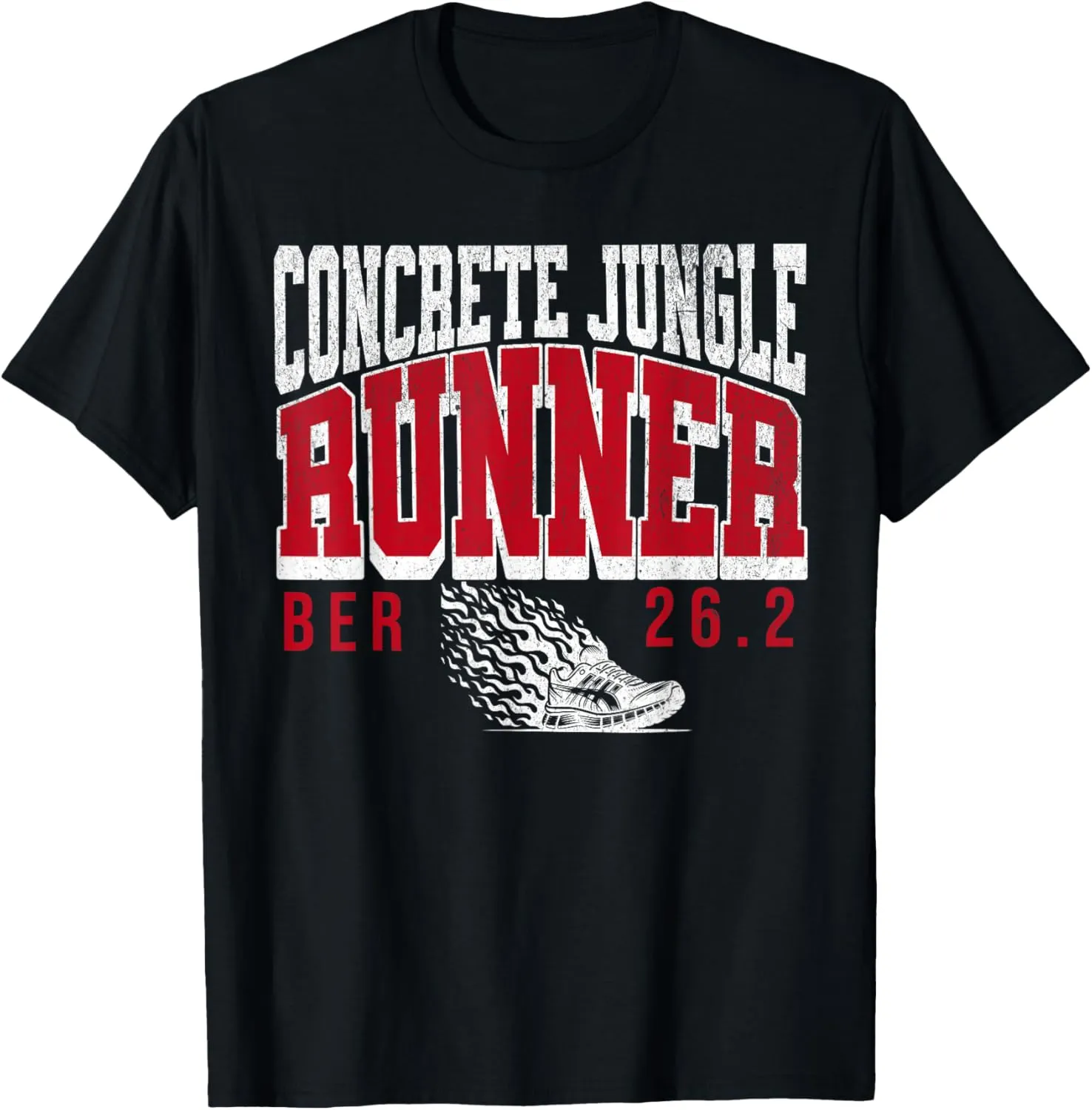 Berlin concrete jungle Runner Marathon 26.2 miles club T-Shirt