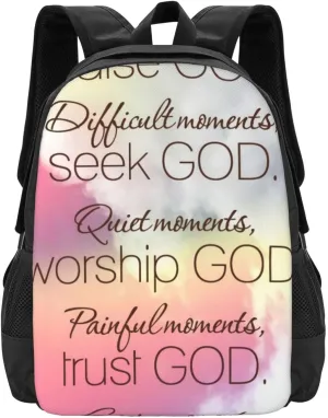 Bible Verse Healing (1) Lightweight Packable Backpack Travel Casual Hiking Daypack Foldable Backpack For Men Women