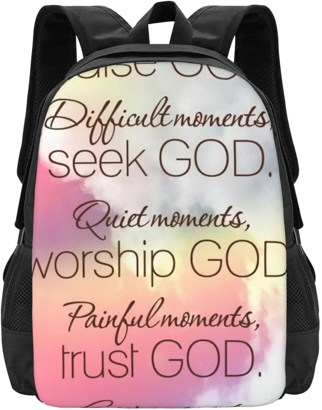 Bible Verse Healing (1) Lightweight Packable Backpack Travel Casual Hiking Daypack Foldable Backpack For Men Women