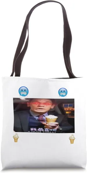 Bing Shi Ling Bing Chilling John Xina Ice Cream Chinese Meme Tote Bag