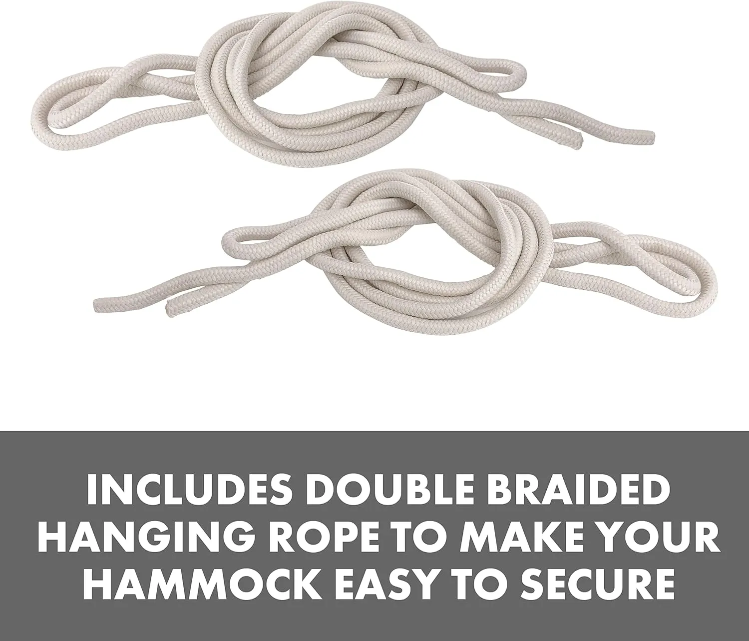Bliss Hammocks BH-400W5CA 40" Wide Hammock w/Hand-Woven Rope Loops & Hanging Ropes, Outdoor, Patio, Backyard Durable, Cotton and Polyester Blend, 220 Lbs Capacity, Patriotic Stripe