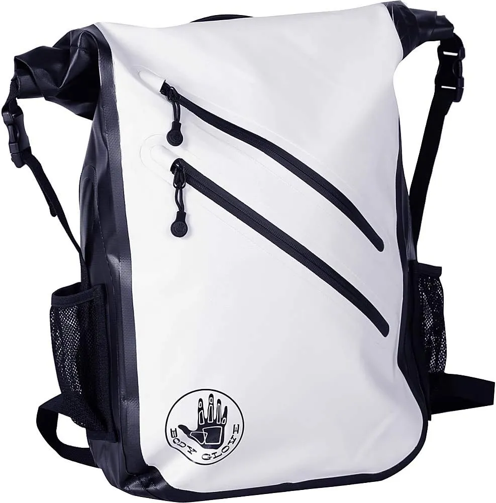 Body Glove Seaside Waterproof Floatable Backpack-White, One Size