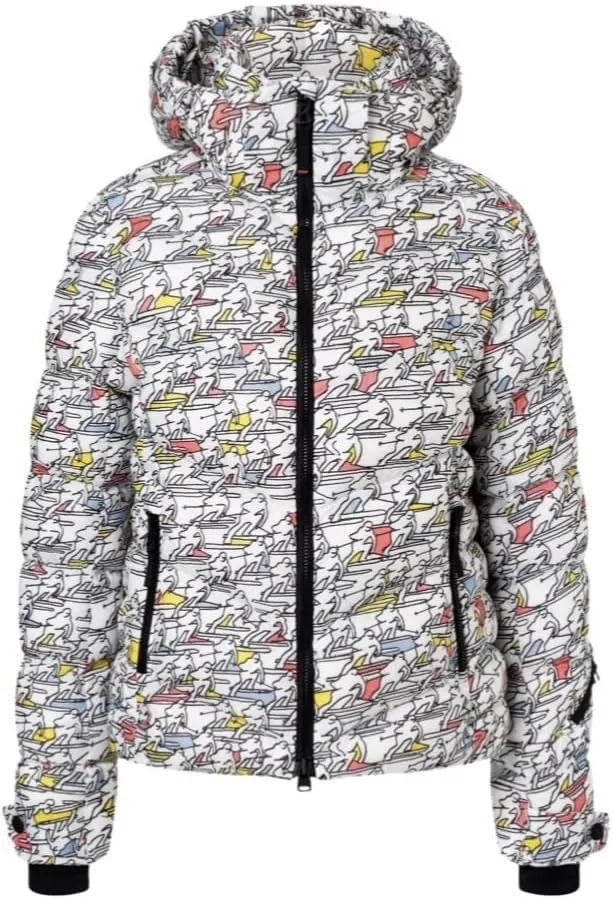 Bogner Fire   Ice Saelly Puffer Ski Jacket - Insulated Sz 6 White INSULATED SKI JACKET 0