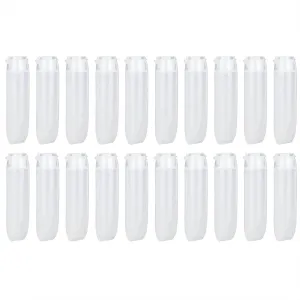 Bottles with Caps, 20Pcs Empty Cosmetic Tube Leakproof Refillable Travel Tubes with Non Slip Bottom Bottle Empty Lip Gloss Tubes for Filling Creams, Lotions, Skin Care Products
