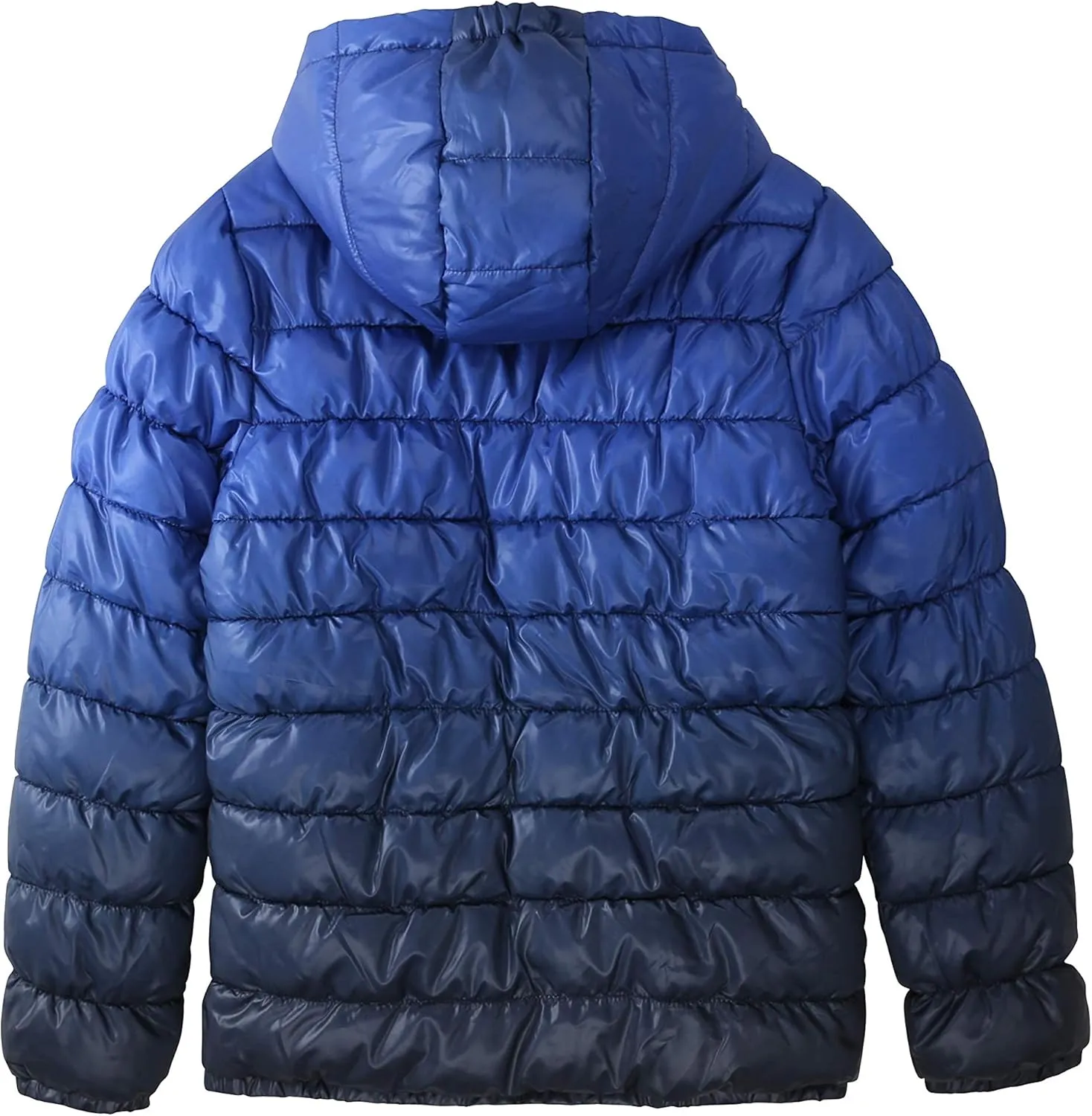 Boys Lightweight Puffer Jacket: Kids Waterproof Packable Outerwear Coat