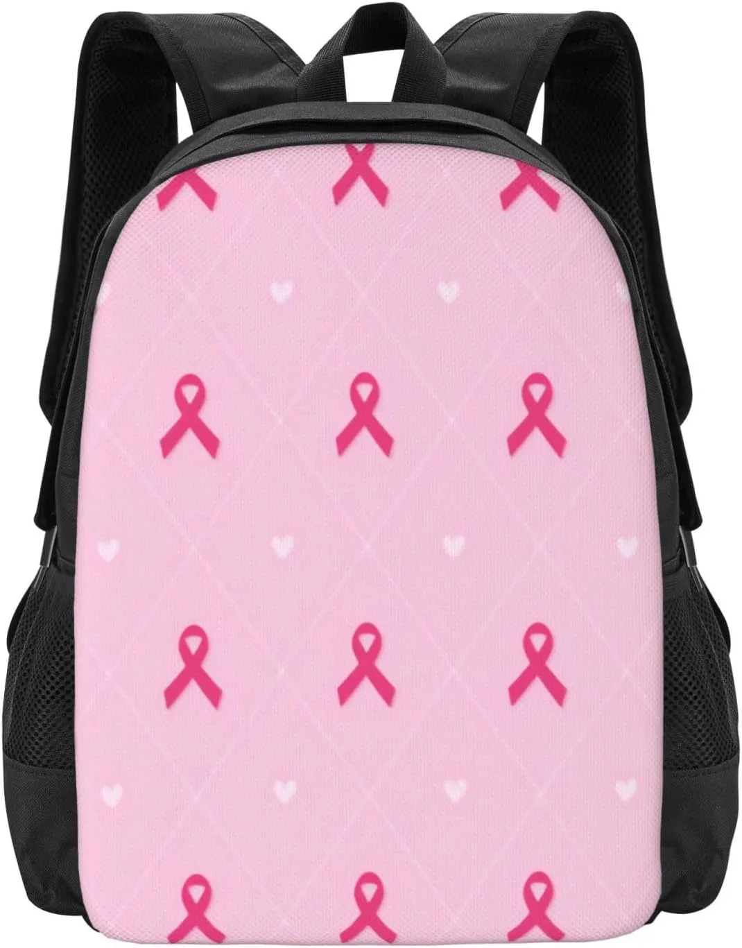 Breast Cancer Awareness Lightweight Packable Backpack Travel Casual Hiking Daypack Foldable Backpack For Men Women