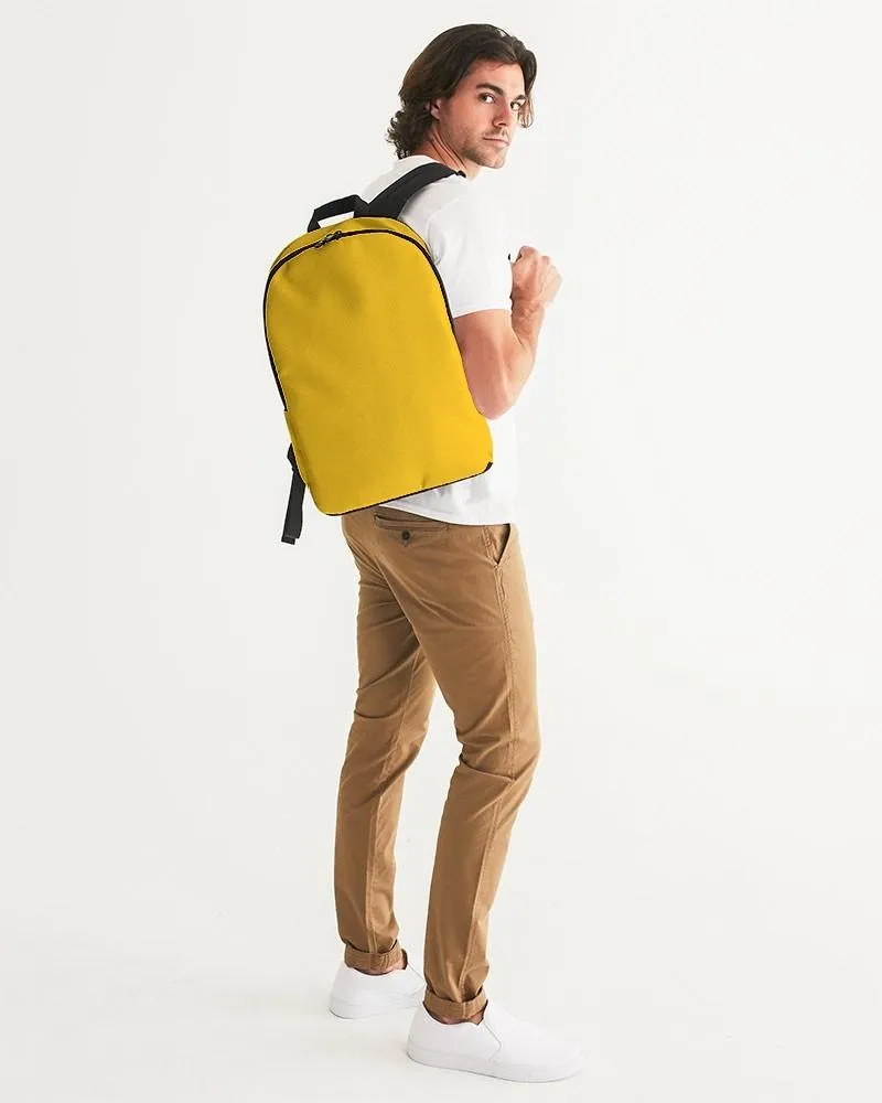 Bright Orange Yellow Waterproof Backpack | Bright Pure Orange Yellow | C0M25Y100K0