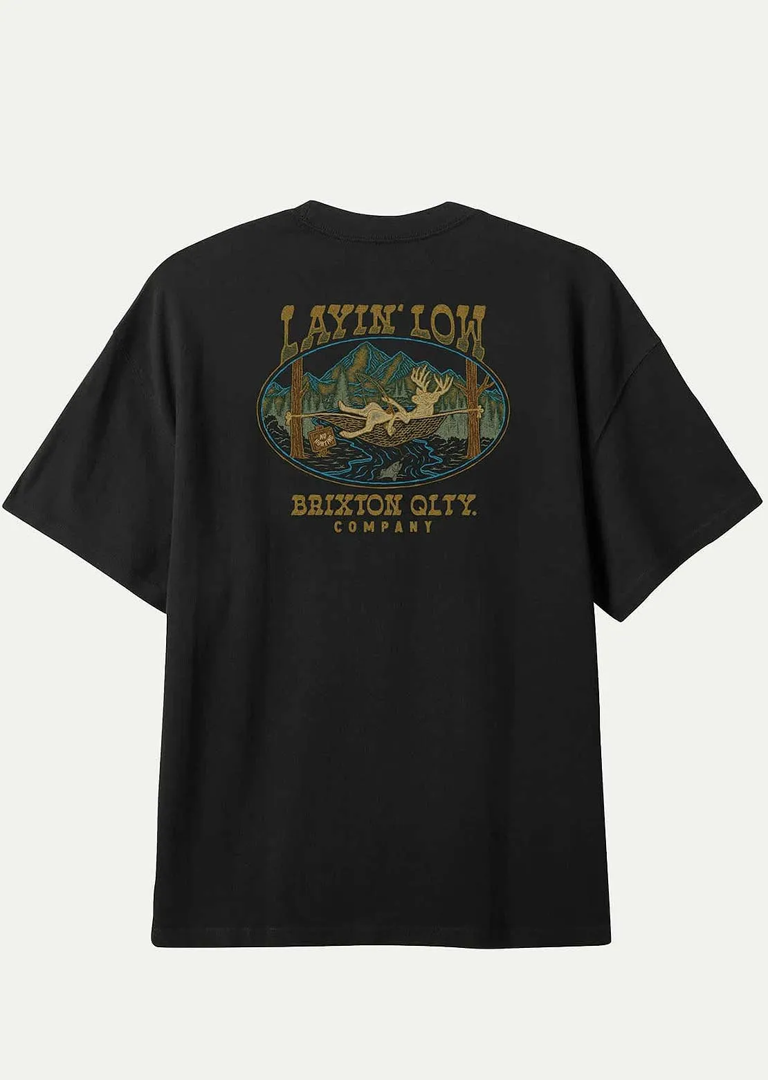 Brixton Men's Layin' Low Standard T-Shirt