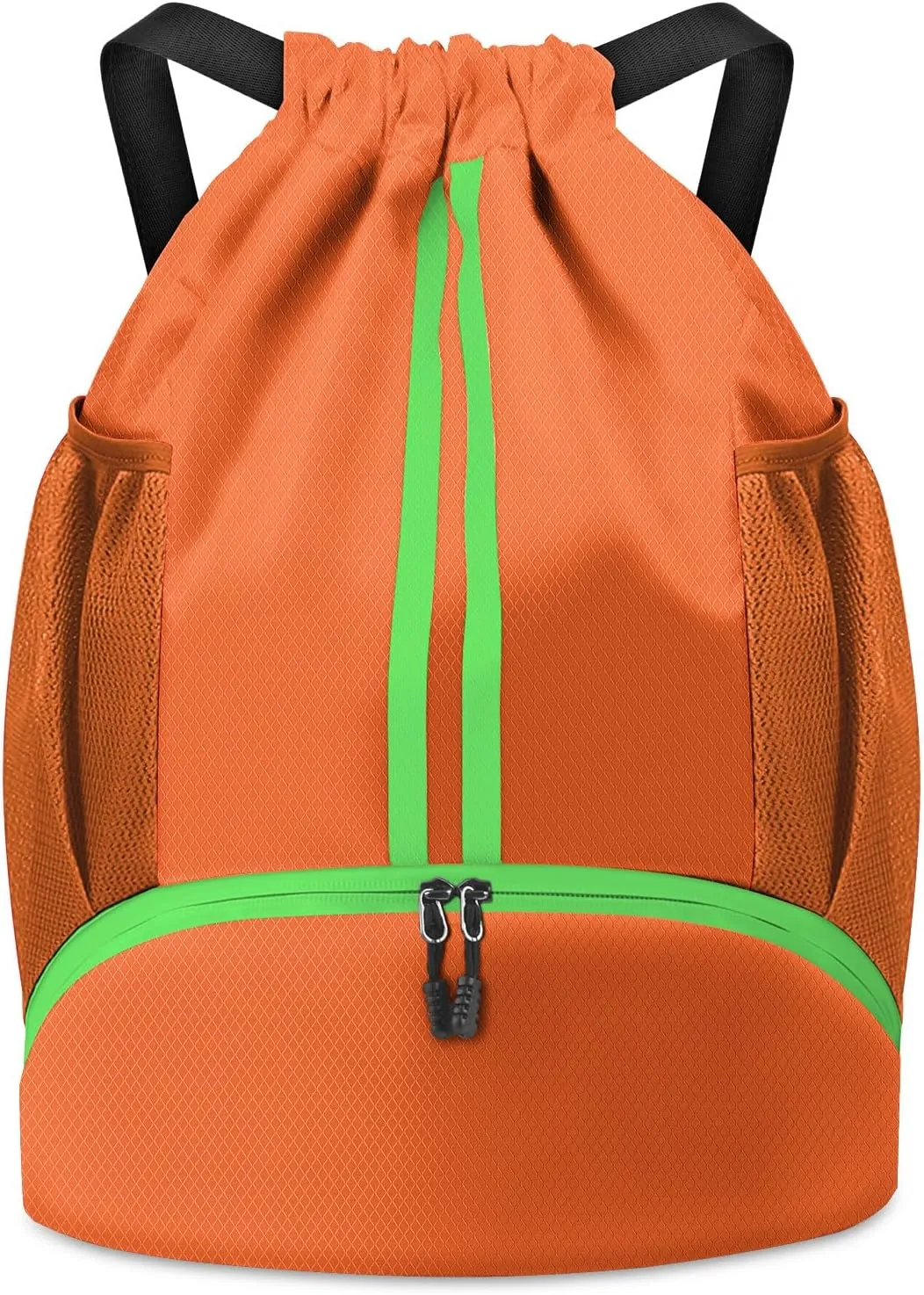 BROTOU Soccer Bags, Football Backpack, Volleyball Bag, Drawstring Soccer Backpack with Ball and Shoe Compartment