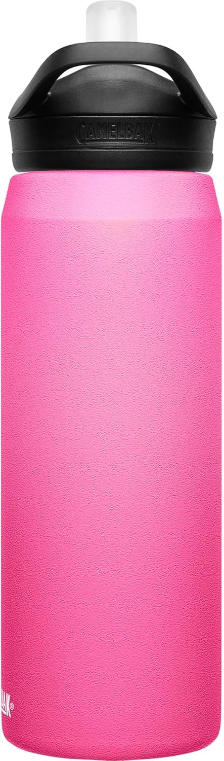 CamelBak Eddy  Insulated Stainless Steel Bite Valve Straw Water Bottle Dragonfly Ombre, 25oz