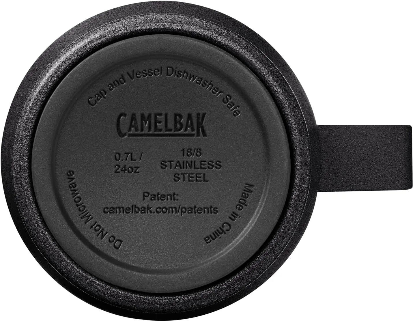 CamelBak Horizon Straw Mug, Insulated Stainless Steel - 24 oz, Black