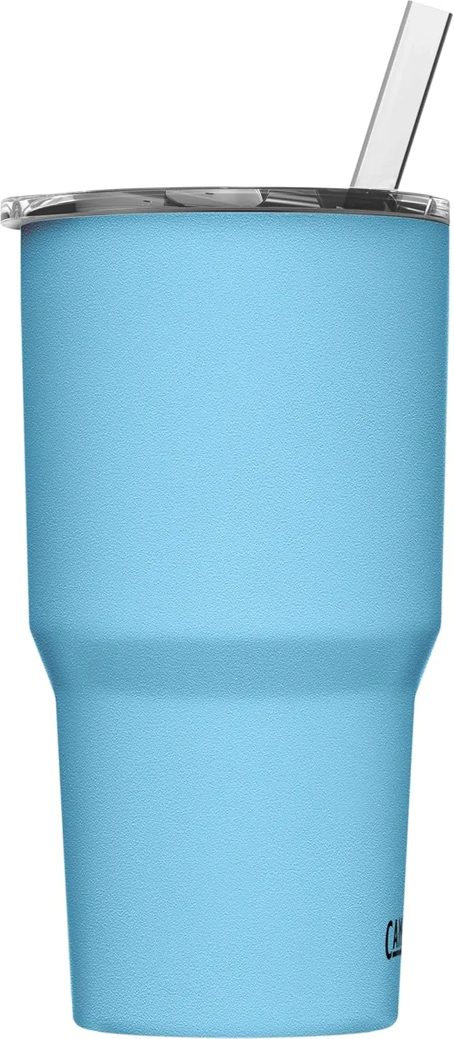 CamelBak Horizon Straw Mug, Insulated Stainless Steel - 24 oz, Nordic Blue