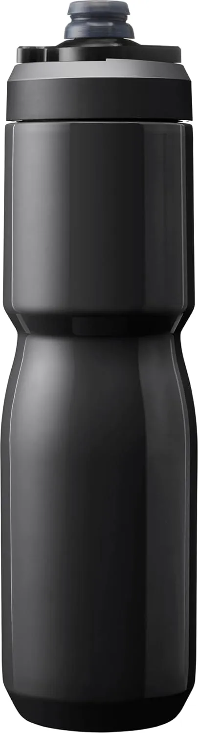 CamelBak Podium Steel Insulated Stainless Steel Bike Water Bottle – for Cycling, Fitness & Sports- Fits Most Bike Cages, 22oz - Black
