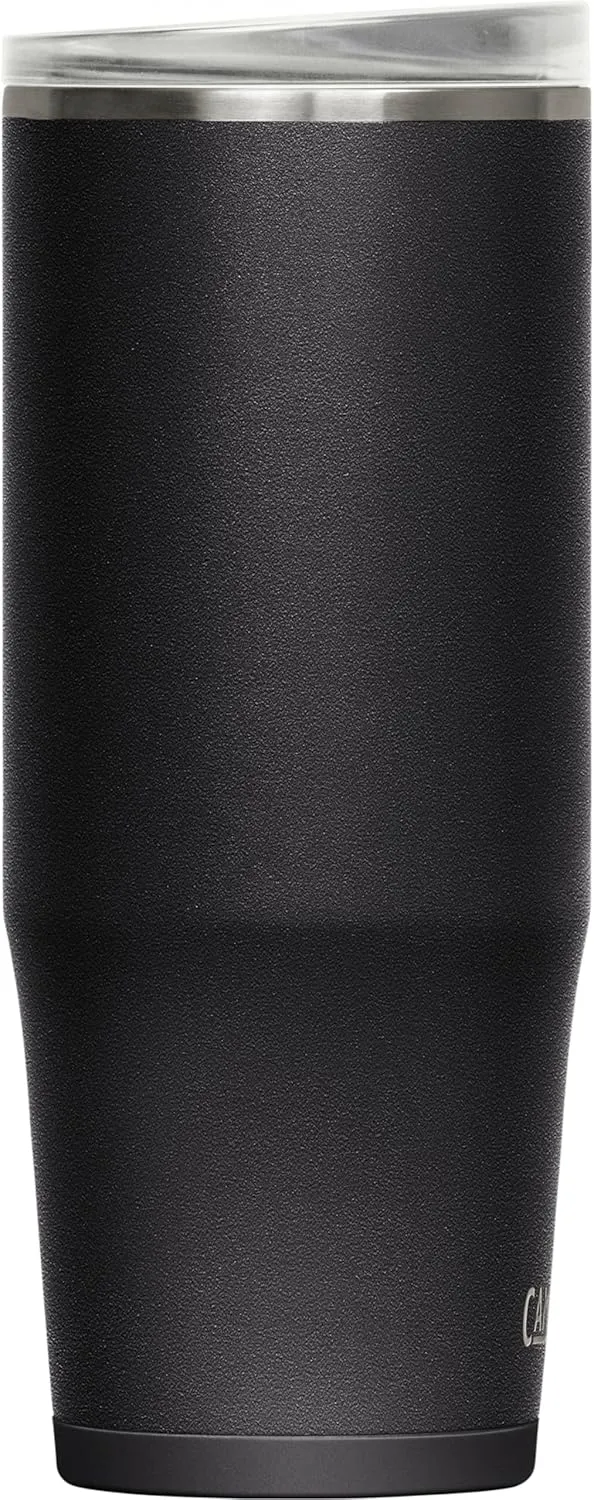 CamelBak Thrive Leak-Proof 32 oz Mug, Insulated Stainless Steel - For travel, coffee, tea, hot beverages - Spill Proof Cup-holder Compatible, Black