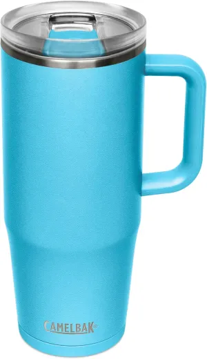 CamelBak Thrive Leak-Proof 32 oz Stainless Steel Mug for Travel, Coffee, Tea, Hot Beverages - Spill Proof Cup-holder, Nordic Blue