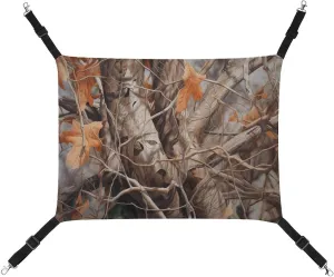 Camo Branches Hanging Cat Bed Soft Breathable Pet Hammock for Cage Pet Sleeper for Kitten Ferret Puppy Rabbit