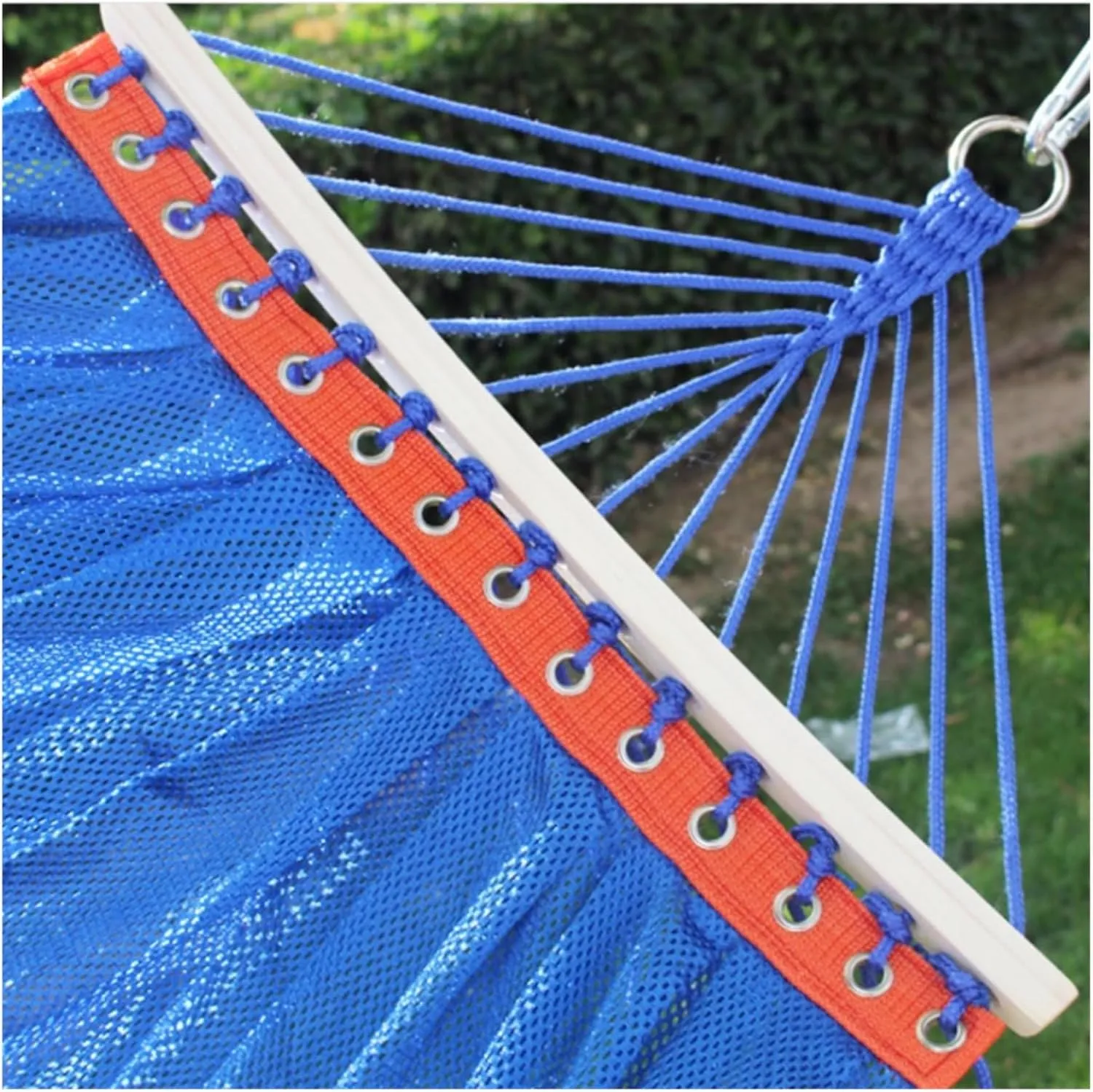 Camp Hammock Swing Travel Hammock Portable Hammock Comfortable Folding Mesh Net Camping Accessories Single Hammock Outdoor Indoor Strong