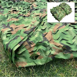 Camping Camouflage net,Military Reinforced Camouflage Netting,Outdoor camo Netting,Camouflage Tents,1.5x2m,2x3m,4x5m,6x8m,10x10m,Hunting,Decorative,Garden Shade Cover,Jungle-8x9(26.2 * 30ft)