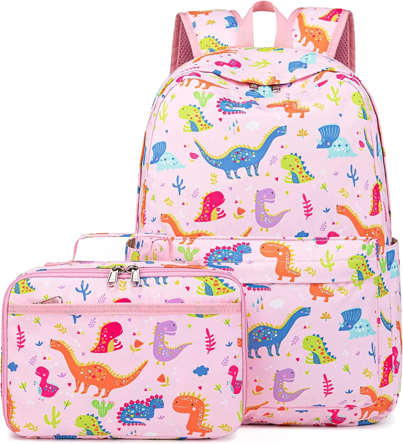 CAMTOP Kids Backpack with Lunch Box for Girls Boys Lightweight Waterproof Preschool Kindergarten Elementary School BookBag