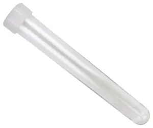 Caplugs Evergreen 222-2099-050 TTSC Series - Sterile Test Tubes with Screw Caps, Pack of 500, Natural, Polystyrene, 16 x 150 mm, 21 mL, Cell Cultures, Laboratory Testing, Leakproof Closures