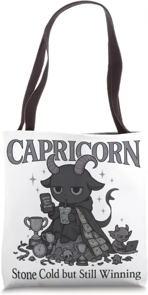 Capricorn Cold Emotionless Still Winning Tote Bag