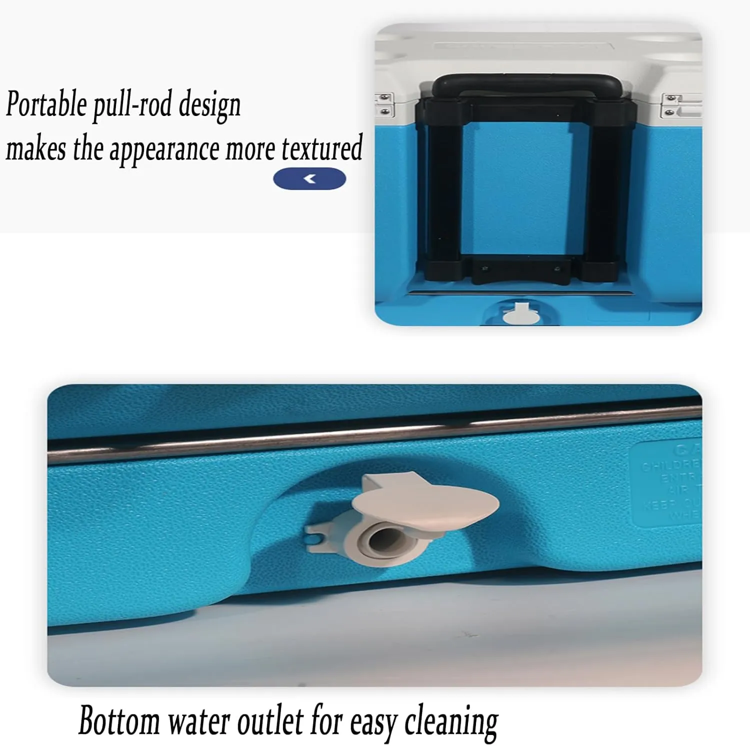Car Camping Coolers for Mitsubishi Outlander/Lancer Evolution 10 X, Leak Proof Cooler, Portable Lightweight Ice Chest Box, Compartments Waterproof Insulated Bag