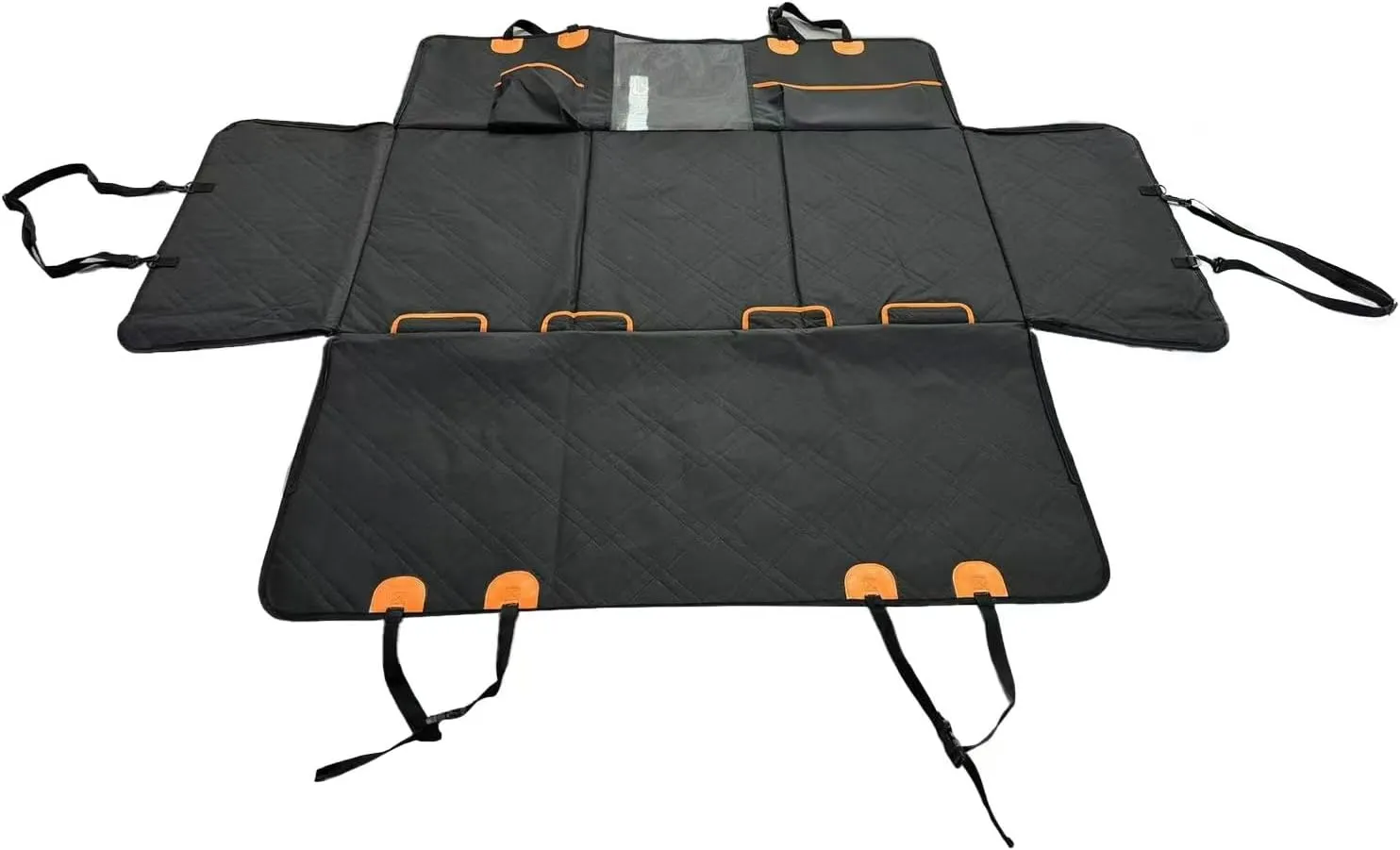 Car Pet Seat Pad for MITSUBISHI New Outlander 2016-2018 Dog Cover Car Seat Protector for Cars Trucks SUV Car Boot Liner Bench Dog Back Cover for Dogs,Orange