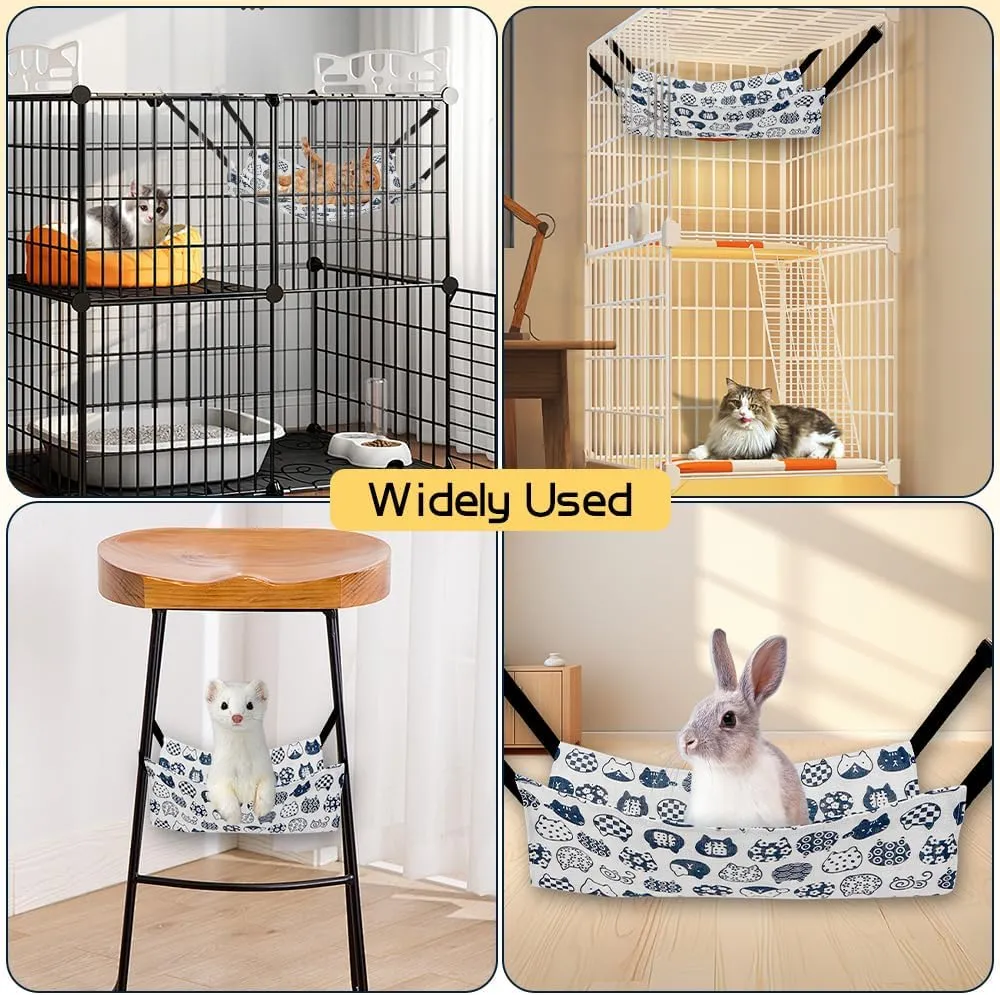 Cat Hammock & Bed - Large & Kitten Sizes - Cat Cages & Accessories - Indoor & Outdoor