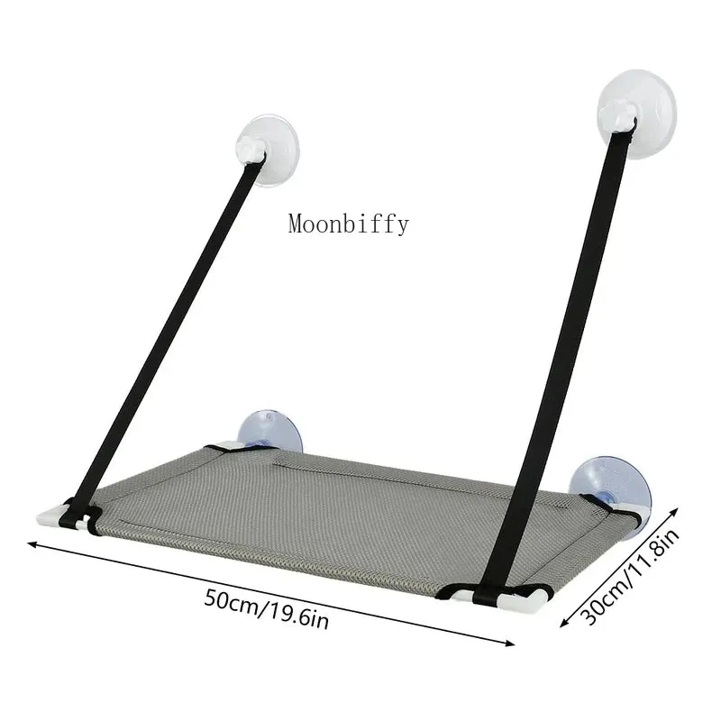 Cat Hammock Window Bed | Breathable Mesh Suction Cup Hanging Pet Lounge