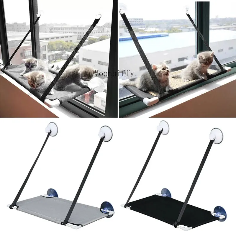 Cat Hammock Window Bed | Breathable Mesh Suction Cup Hanging Pet Lounge