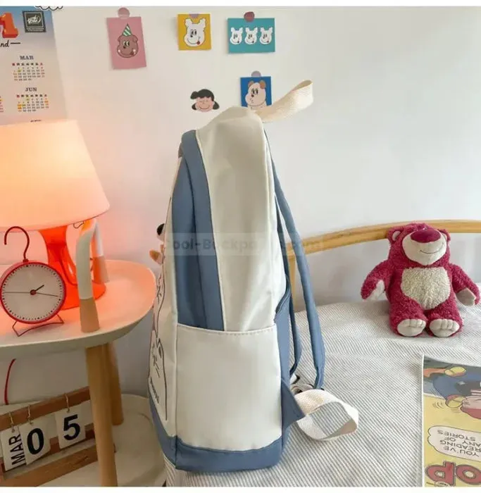 Cat Pattern Backpack
