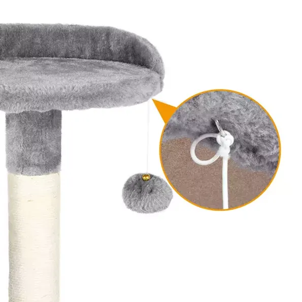 Cat Playing Large Indoor Condo Tree Castle House