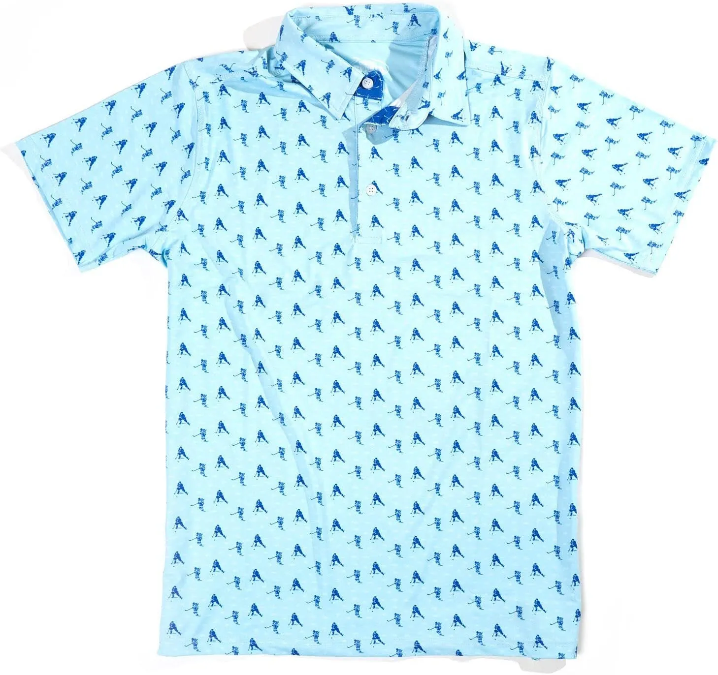ChalkTalkSPORTS Hockey Short Sleeve Polo Shirts - Mens Hockey Performance Sport Polo - Youth & Adult Sizes