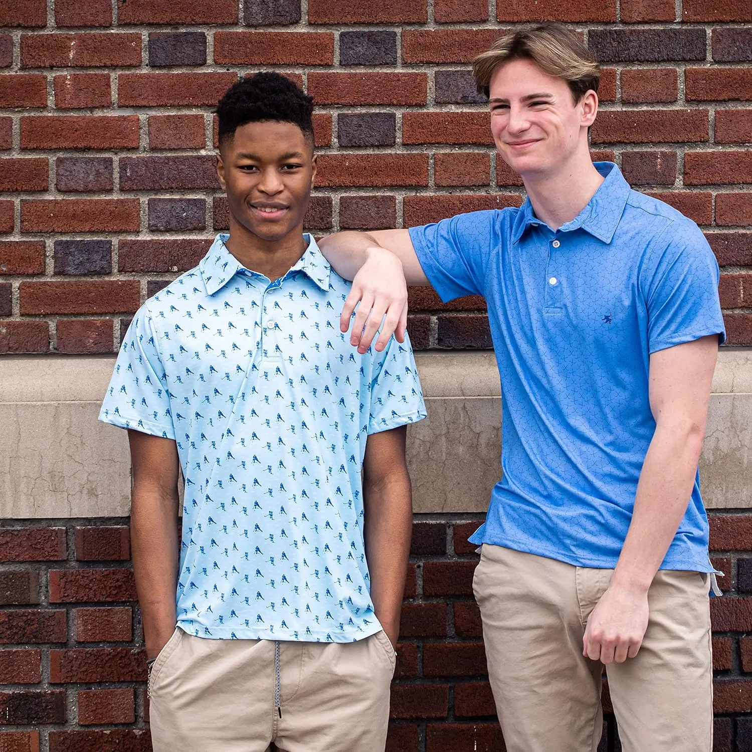 ChalkTalkSPORTS Hockey Short Sleeve Polo Shirts - Mens Hockey Performance Sport Polo - Youth & Adult Sizes