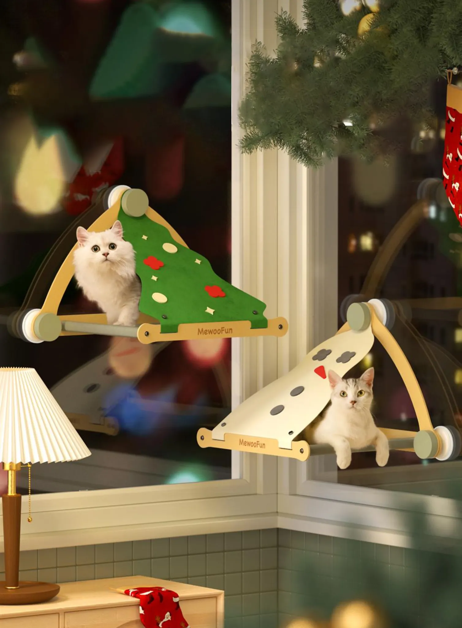 Christmas Cat Hammock
