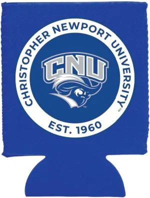Christopher Newport Captains Neoprene Can Hugger Blue Officially Licensed Collegiate Product 2-Pack